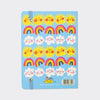 A6 Perfect Bound Notebook - Suns & Rainbows/Today Look...