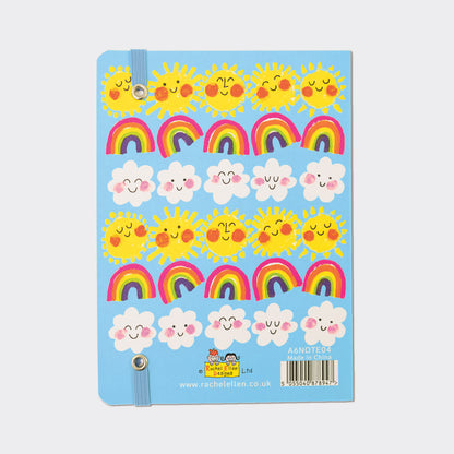 A6 Perfect Bound Notebook - Suns &amp; Rainbows/Today Look...