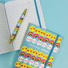 A6 Perfect Bound Notebook - Suns & Rainbows/Today Look...