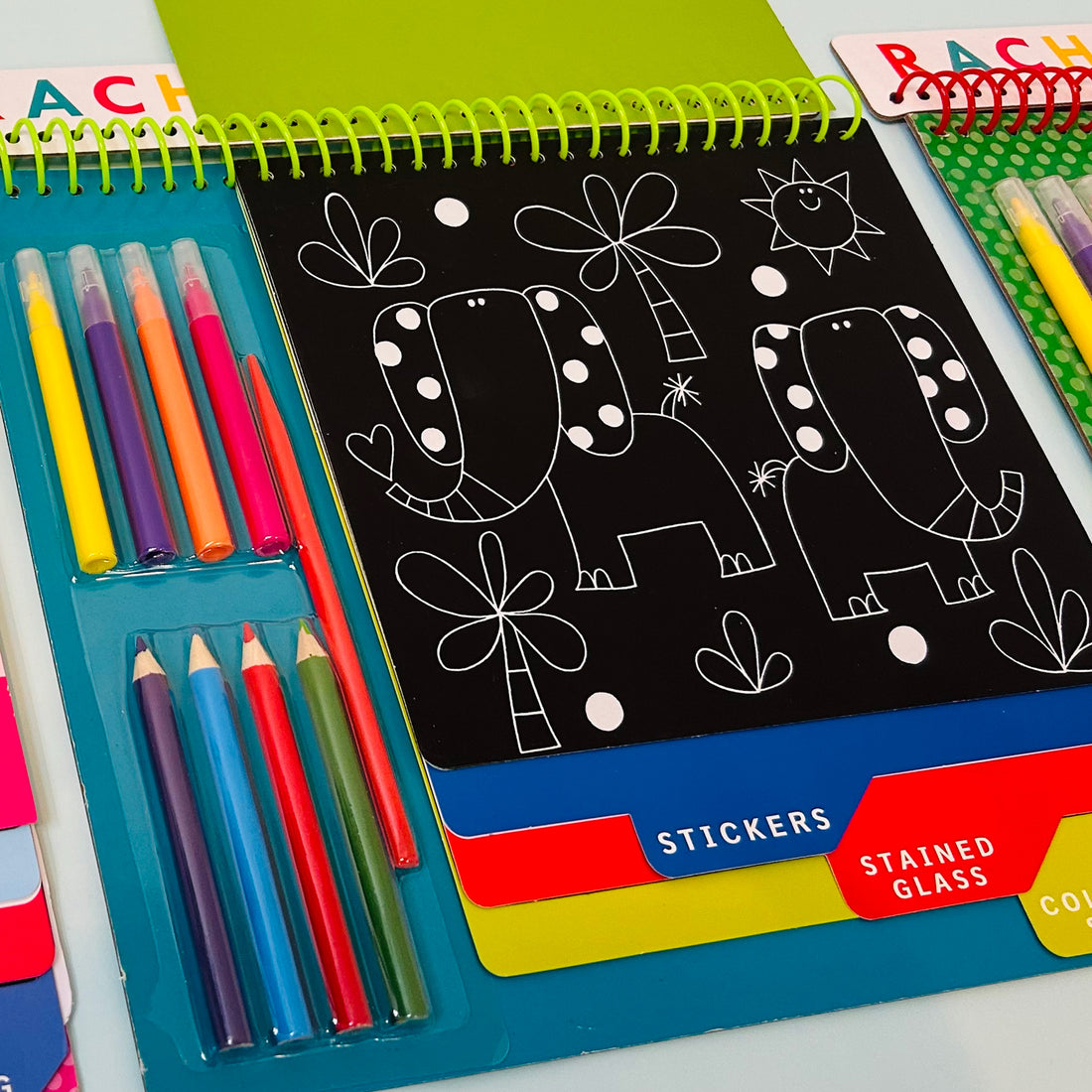 Activity Book with Scratch Art &amp; Stickers - Jungle