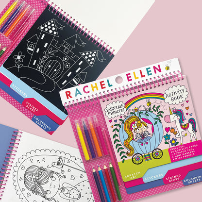 Activity Book with Scratch Art &amp; Stickers - Fairytale Princess