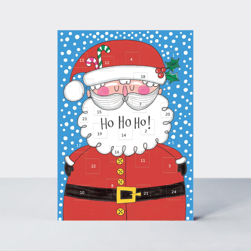 Advent Calendar Card - Santa/Ho Ho Ho!