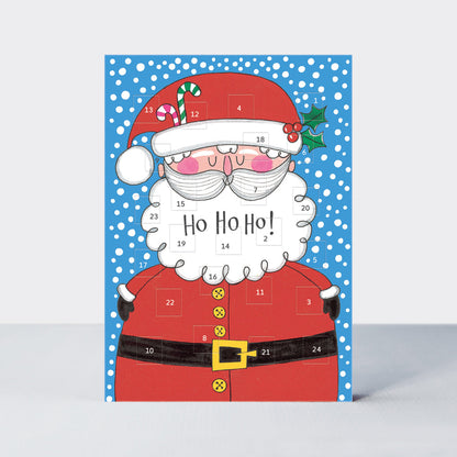 Advent Calendar Card - Santa/Ho Ho Ho!