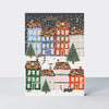 Advent Calendar Card - Snowy Christmas Village