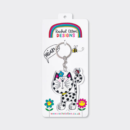Acrylic Keyrings - Cat