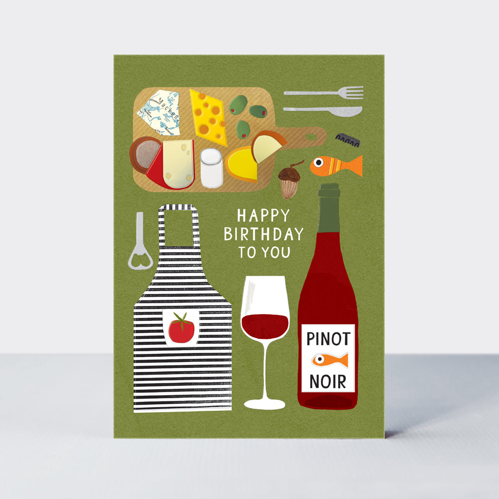 Al Fresco - Happy Birthday To You Cheese Board Card