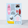 Al Fresco - Husband Birthday Beach Day Card