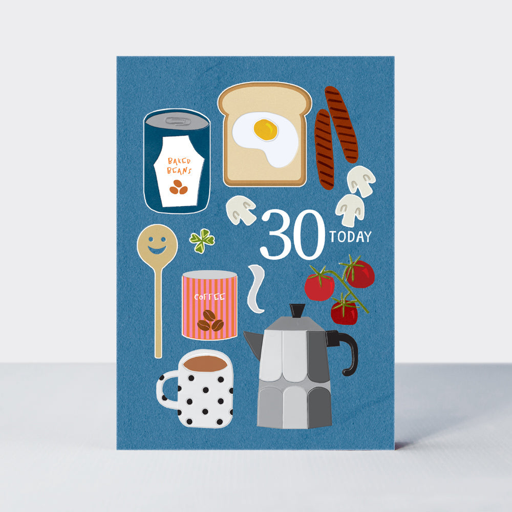 Al Fresco - Age 30 Birthday Full English Breakfast Fry Up Card