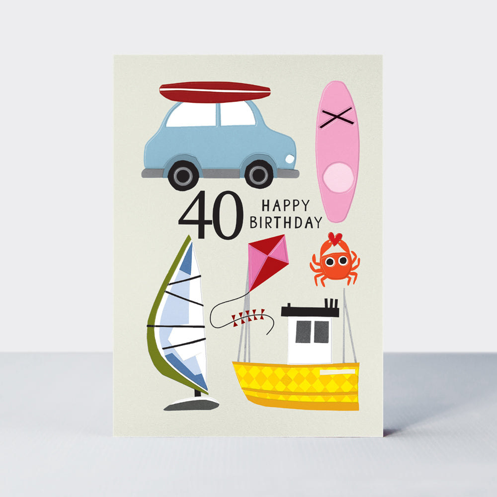 Al Fresco - Age 40 Birthday Adventurous Card