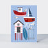 Al Fresco - Age 70 Birthday Relaxing Seaside Town Card