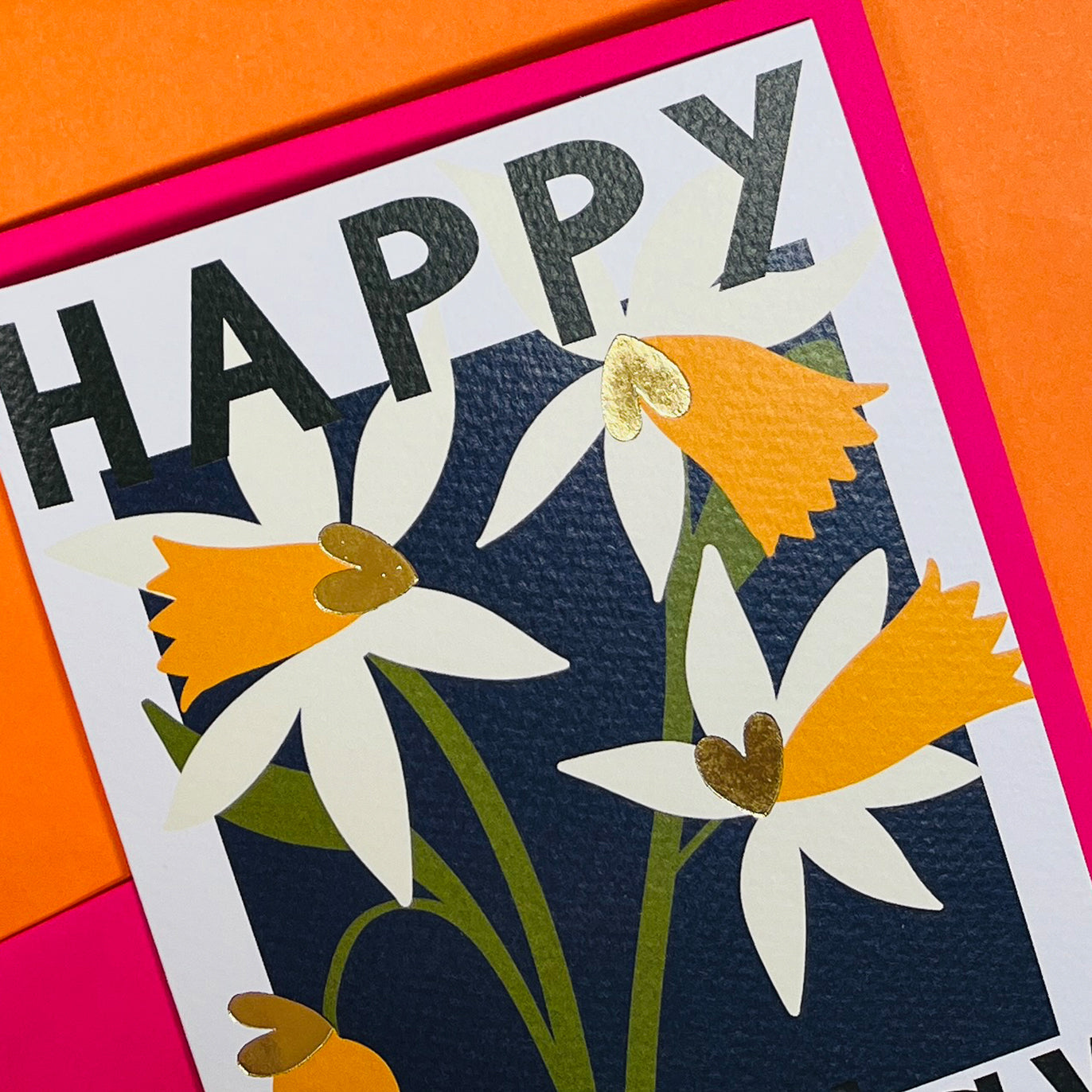 Belle - Happy Birthday Bunch of White Daffodils  - Birthday Card