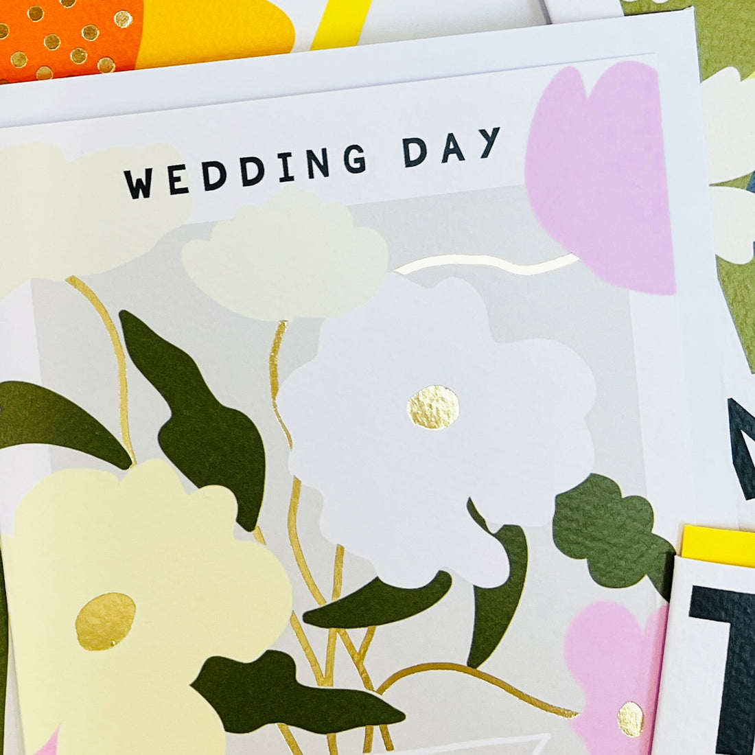 Belle - Flowers - Wedding Day Card