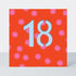 Bon Bon - Age 18 Birthday Card Stars Red