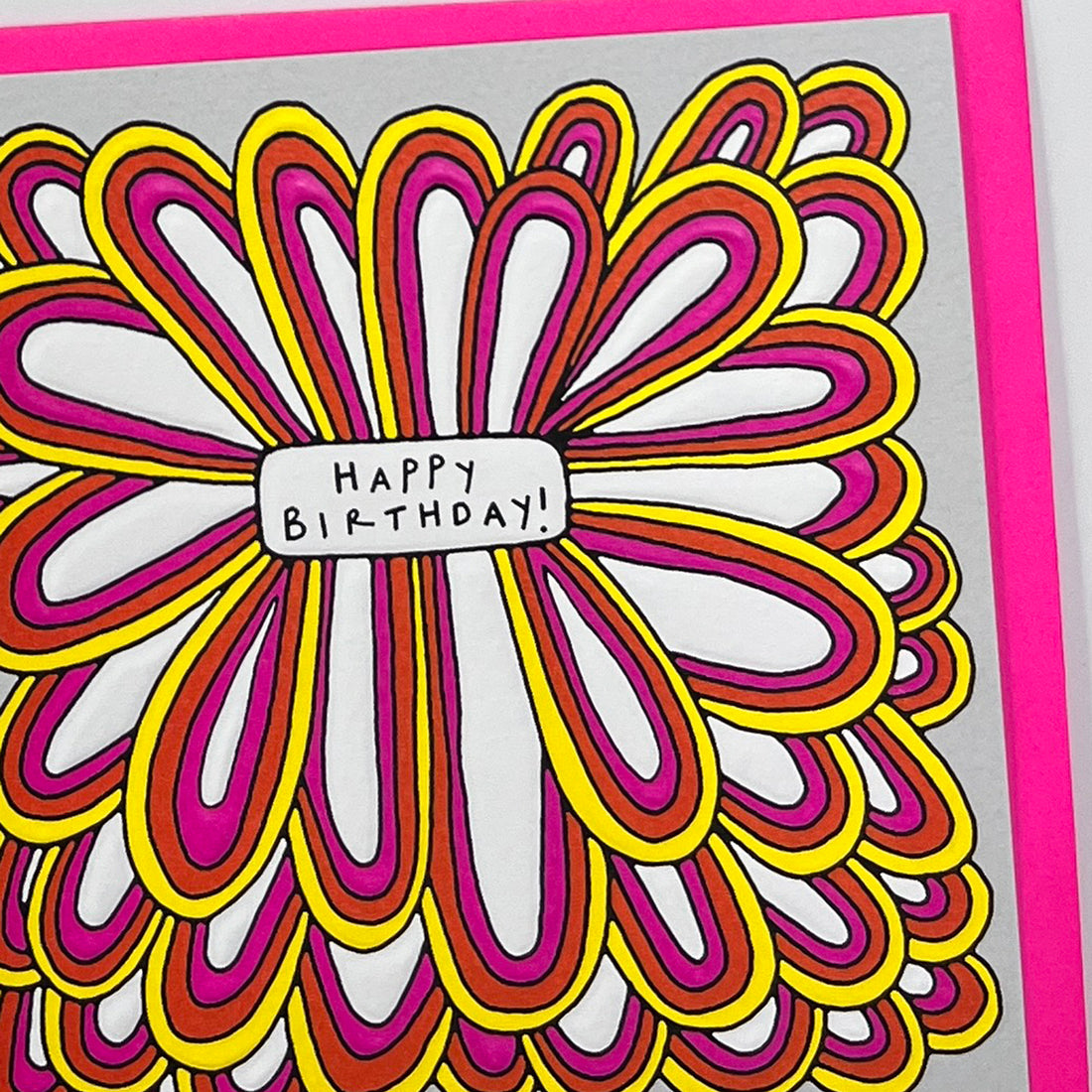 Scatter Brain - Happy Birthday/Rainbow Beam Birthday Card