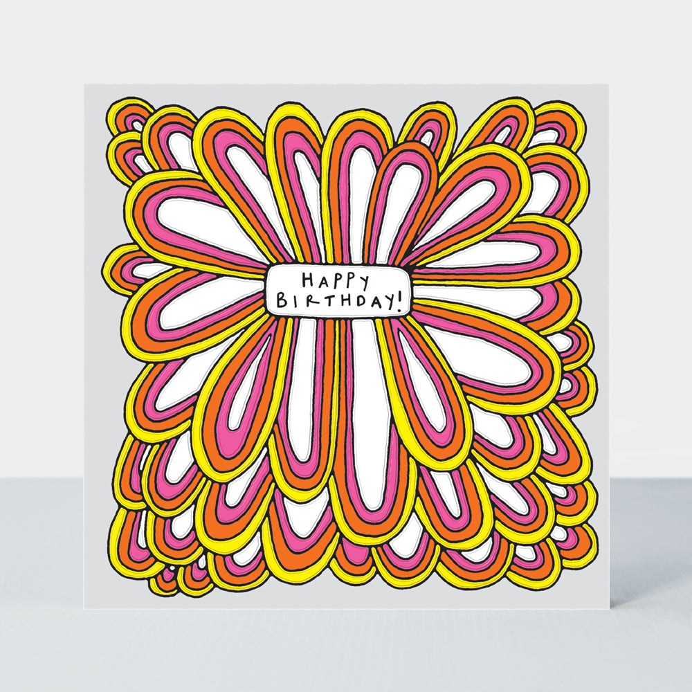 Scatter Brain - Happy Birthday/Rainbow Beam Birthday Card