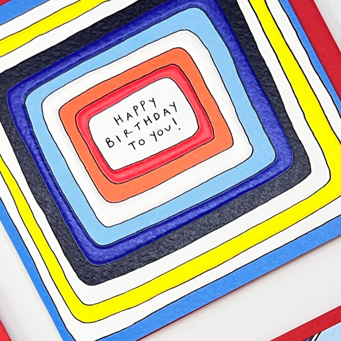 Scatter Brain - Dad Birthday/Colourful Stripes Card