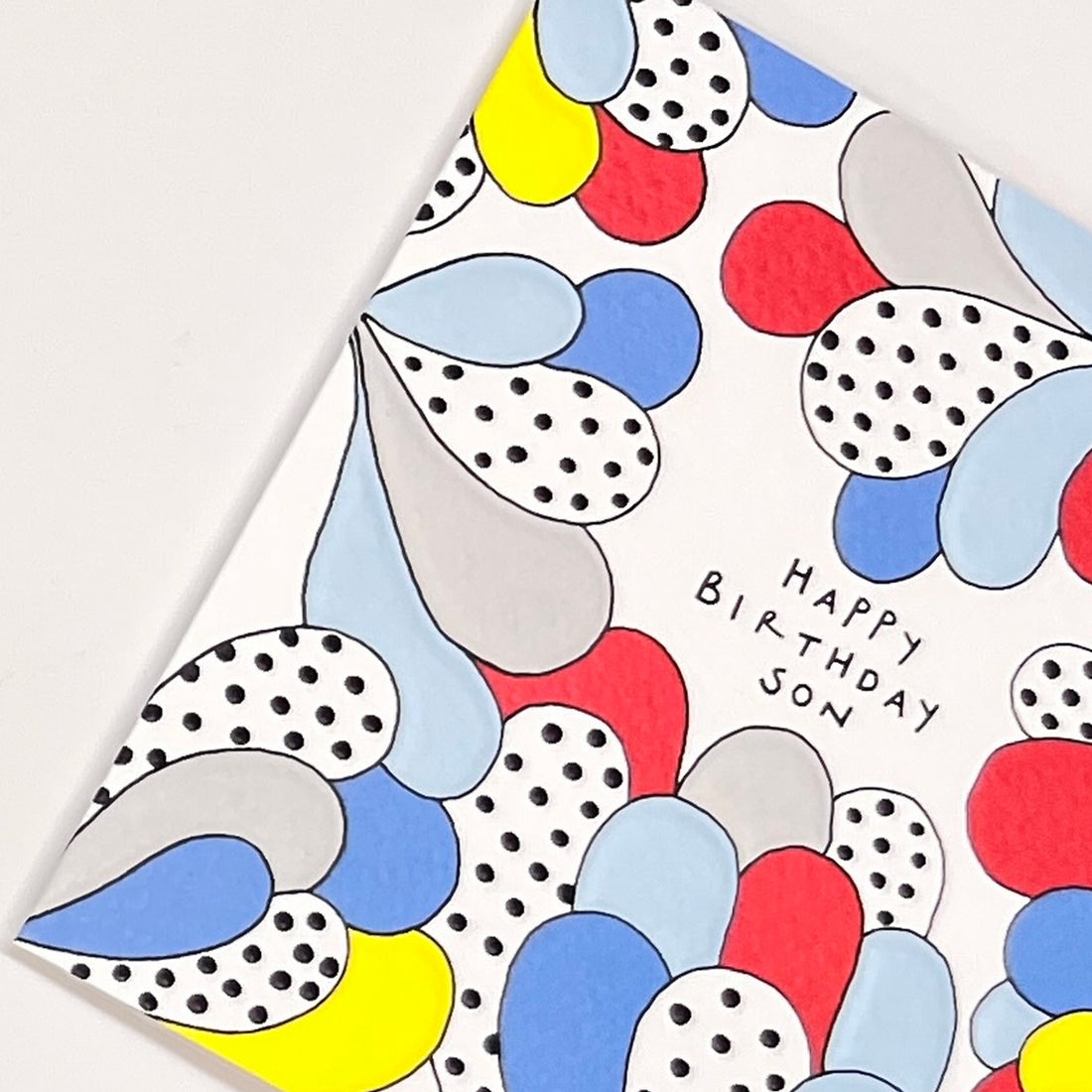 Scatter Brain - Son Birthday/Comic Book Style Explosion Card