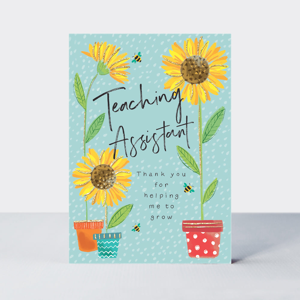 Bright Spark - Thank You Teaching Assistant/Sunflowers