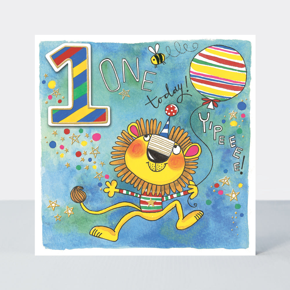 Chatterbox - Age 1 Lion with Balloon