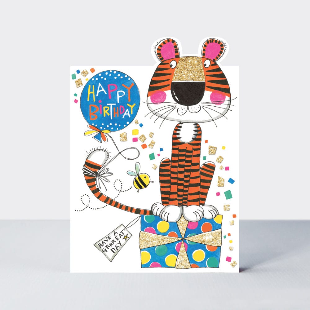 Cherry on Top - Happy Birthday Tiger  - Birthday Card