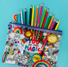 Clear Pencil Case/Pouch - 'You Are Pure Magic' Unicorns