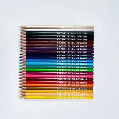 Tube of 24 Colouring Pencils - Unicorn &amp; Rainbow