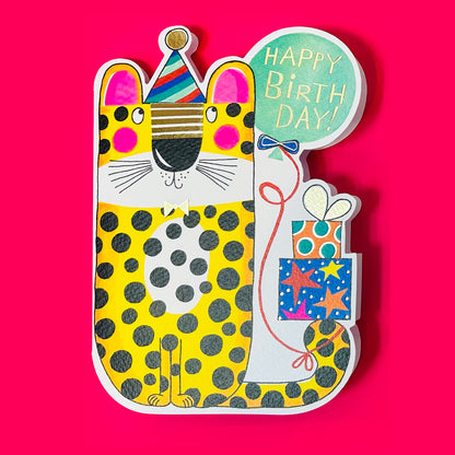 Cookie Cutters - Happy Birthday Leopard - Birthday Card