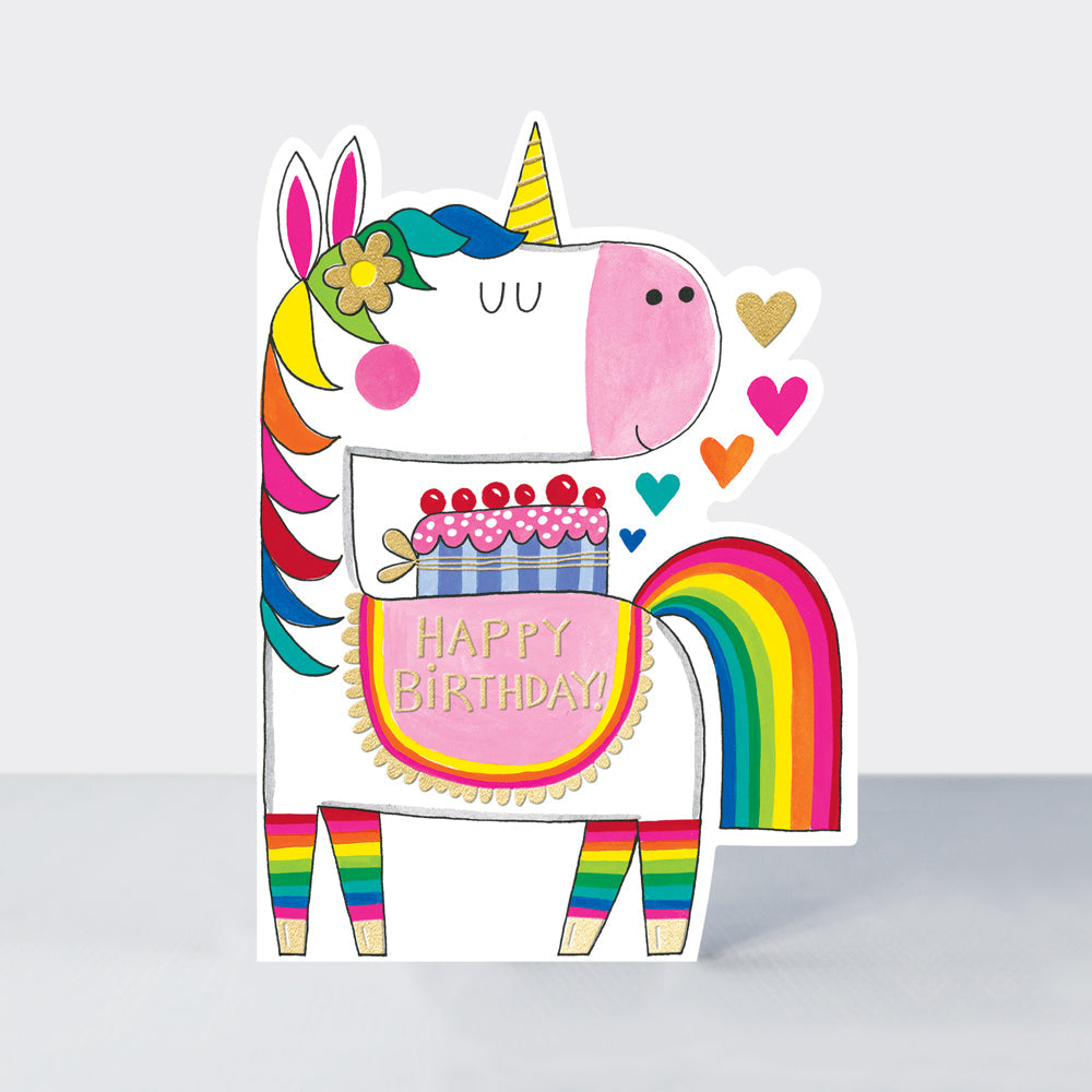 Cookie Cutters - Happy Birthday Unicorn - Birthday Card