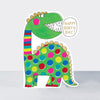 Cookie Cutters - Happy Birthday Dinosaur - Birthday Card