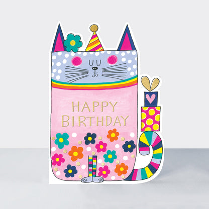 Cookie Cutters - Happy Birthday Cat - Birthday Card