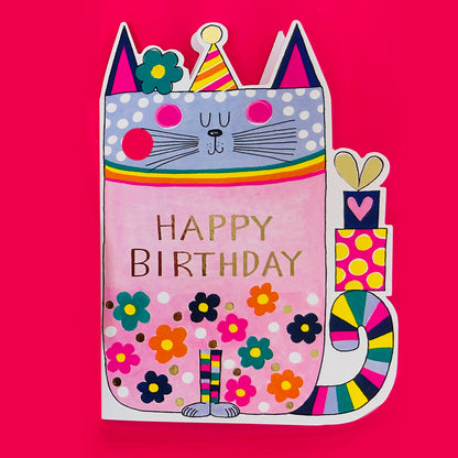 Cookie Cutters - Happy Birthday Cat - Birthday Card