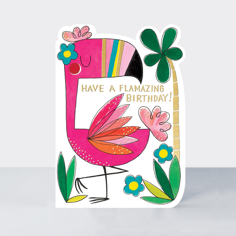 Cookie Cutters - Flamazing Birthday - Flamingo birthday card