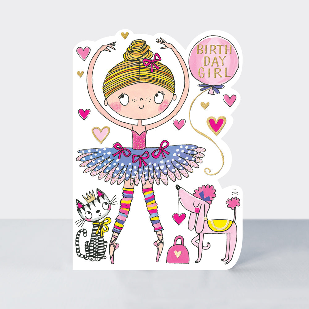 Cookie Cutters - Birthday Girl/Ballerina Birthday Card