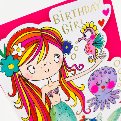 Cookie Cutters - Birthday Girl/Mermaid Birthday Card