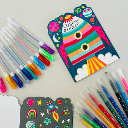 Scented Glitter Gel Pens - Unicorn &amp; Rainbow