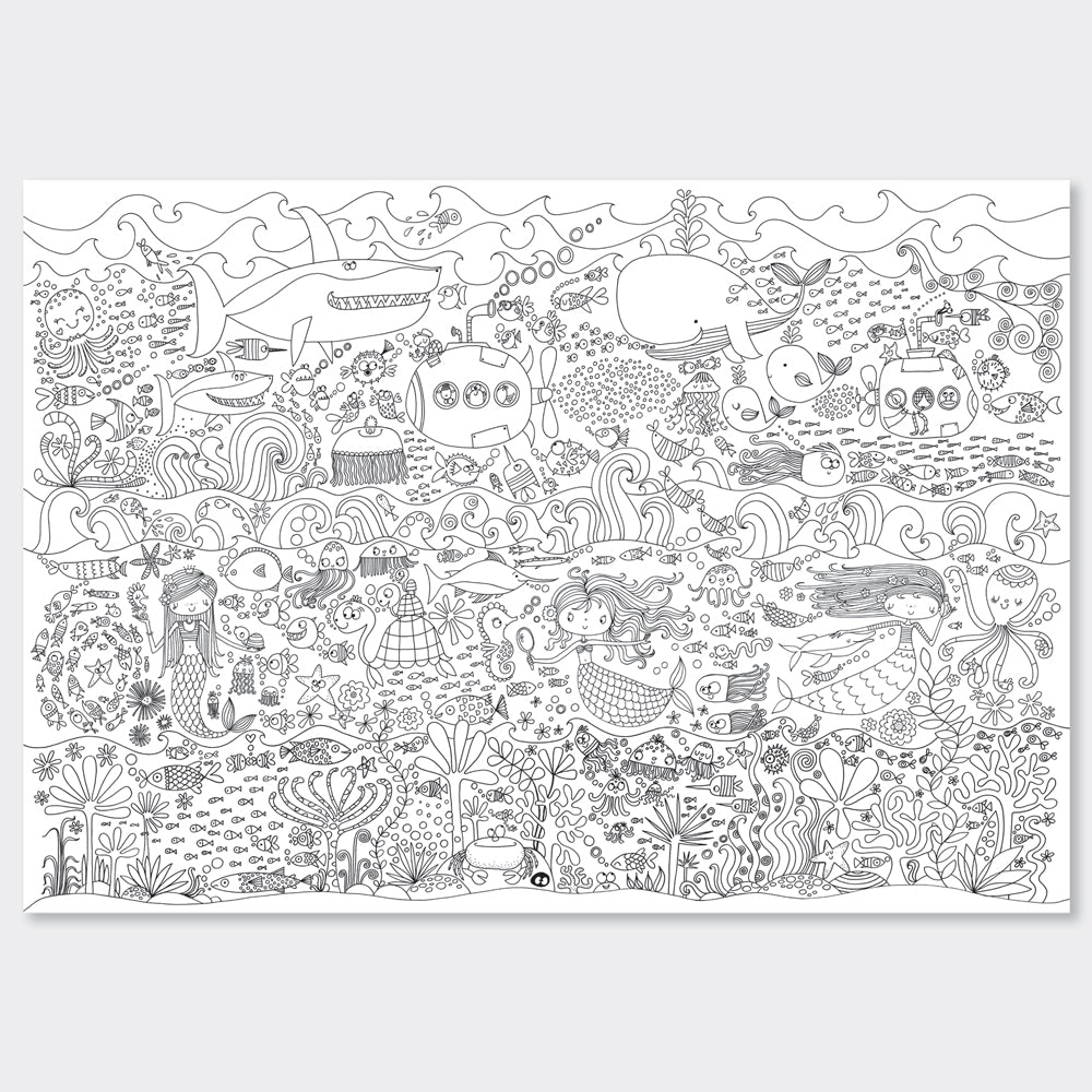 Giant Colouring Posters - Under The Sea