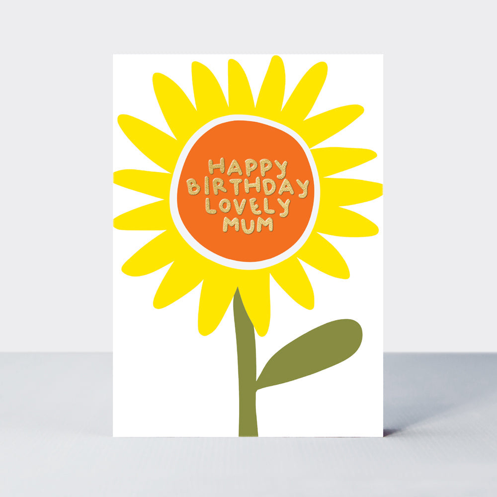 Oopsie Daisy - Happy Birthday Lovely Mum/Sunflower Birthday Card