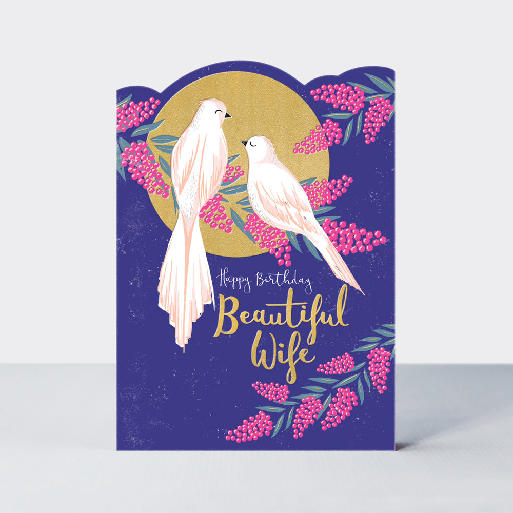 Delilah - Wife Birthday Birds  - Birthday Card
