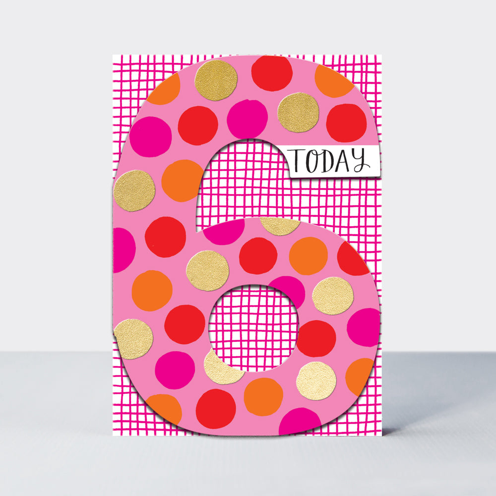 DITTO - Age 6 Girl  - Birthday Card