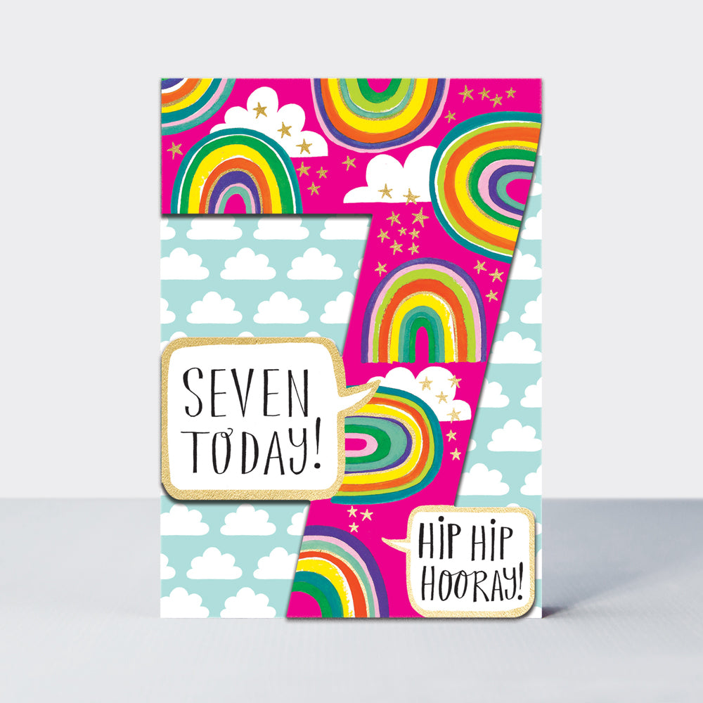 DITTO - Age 7 Girl  - Birthday Card