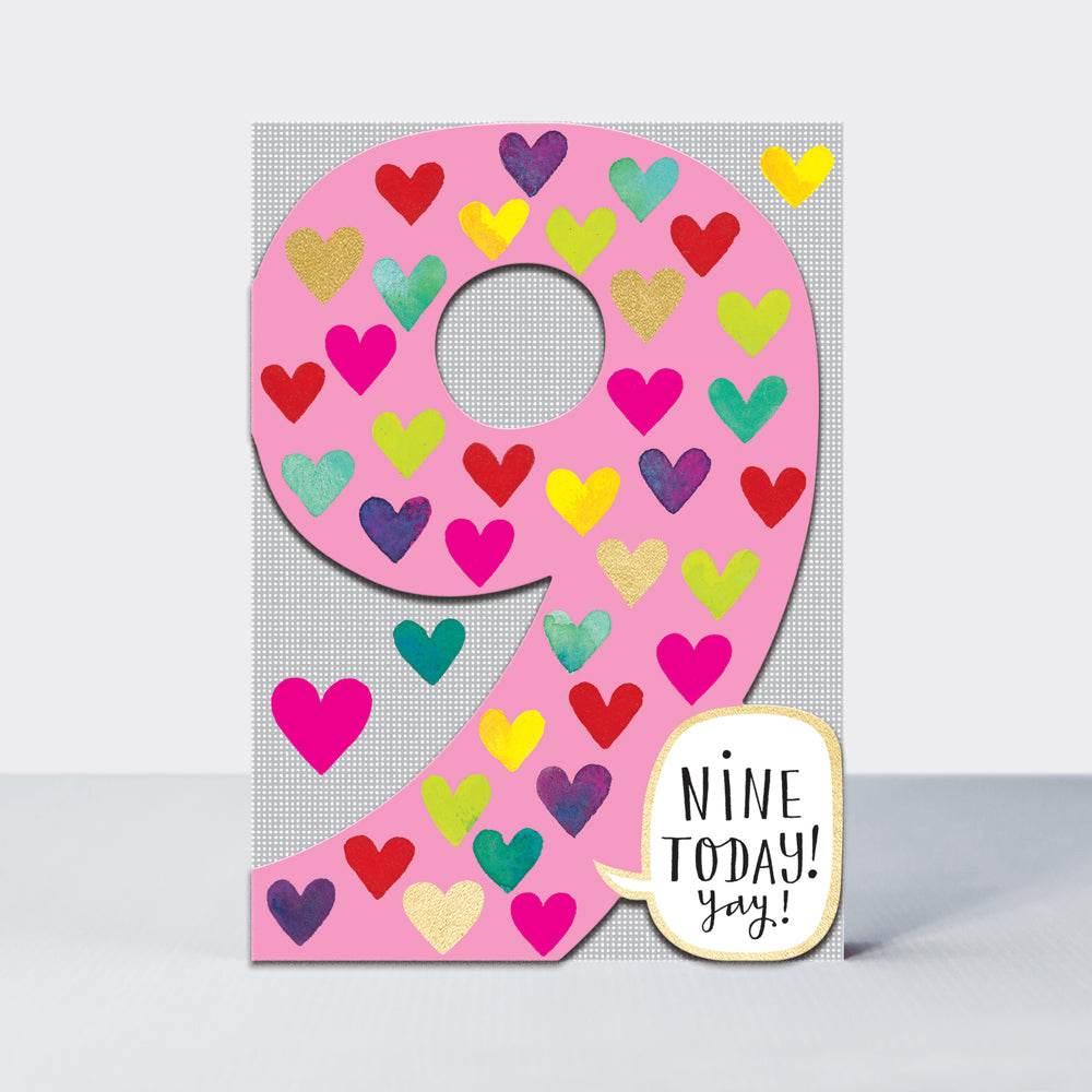 DITTO - Age 9 Girl  - Birthday Card