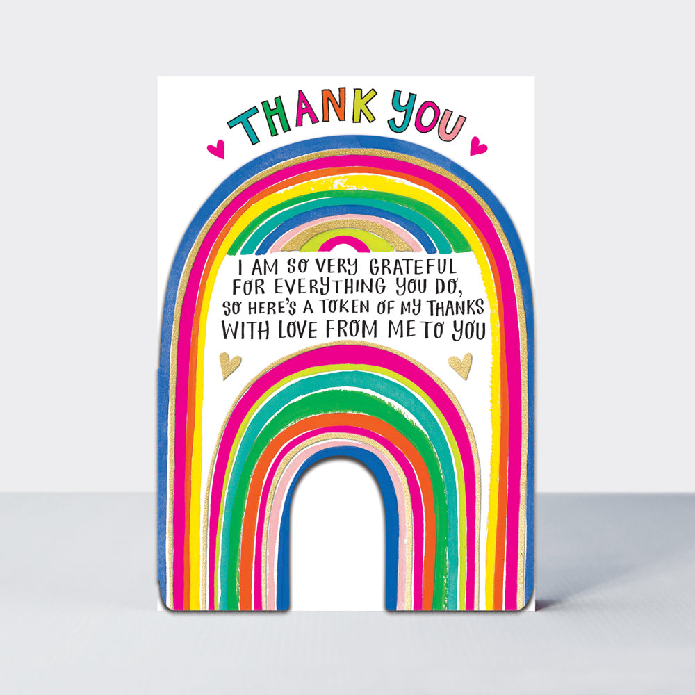 DITTO - Thank You Rainbow Greetings Card