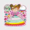 Die Cut Social Stationery - Princess Party Invitations