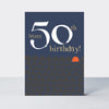 Ebb & Flow - 50th Birthday  - Birthday Card