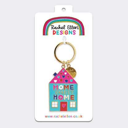 Enamel Keyrings - Home Sweet Home
