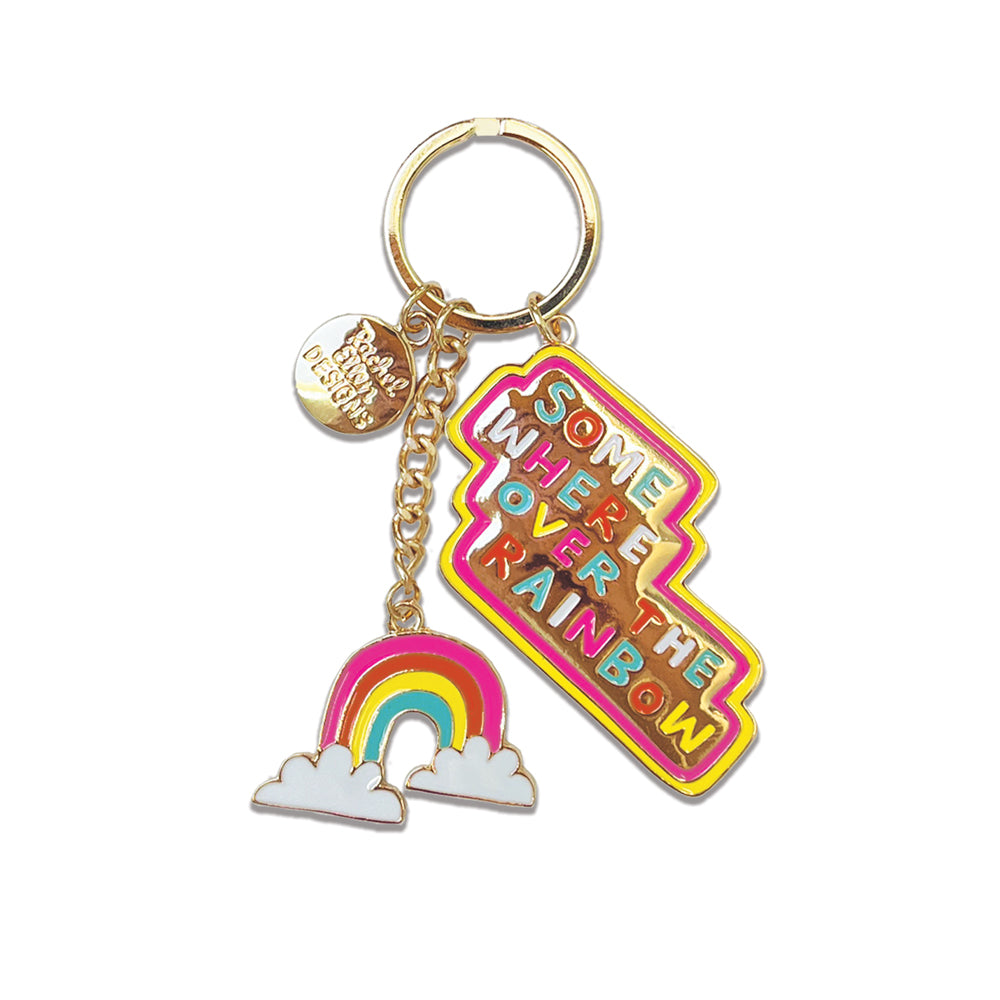 Enamel Keyrings - Somewhere Over The Rainbow