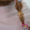 Hair Elastics (4 Pack) - Unicorn, Rainbow, Glitter Star