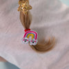 Hair Elastics (4 Pack) - Unicorn, Rainbow, Glitter Star