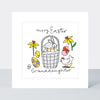 Easter Card - Pocket Rocket - Granddaughter Happy Easter Egg Basket
