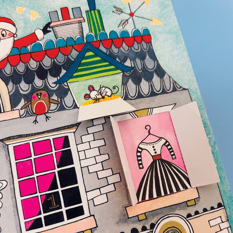 Traditional Advent Calendar - Christmas House